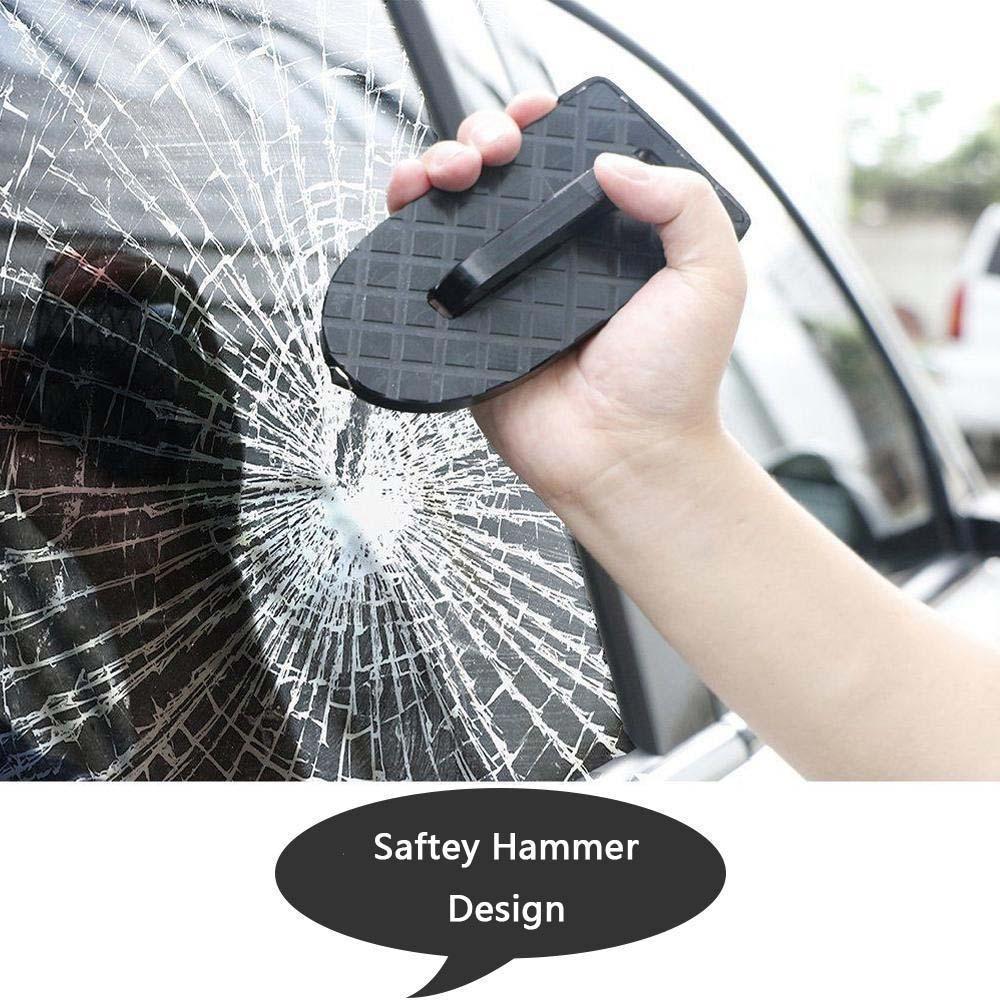Car Door Step Aluminium Alloy | Folding Design with Built-In Safety Hammer | Supports Up to 510 Pounds for Rooftop Access