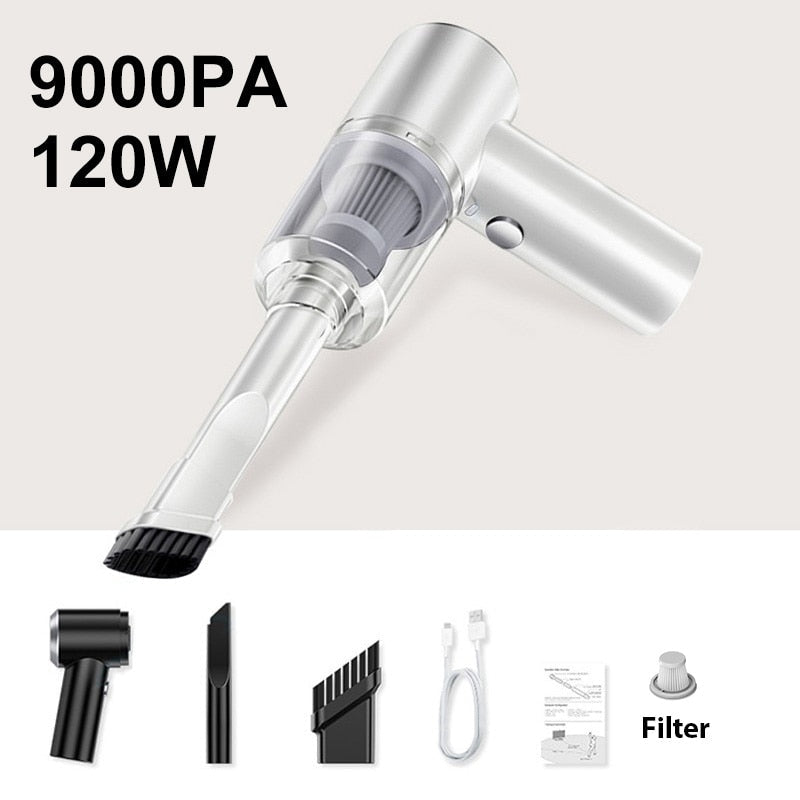 Car Vacuum Cleaner | Cordless Handheld 2-in-1