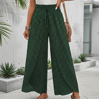 Carolyn | Wide Leg Trousers Women – High Waist with Drawstring 4