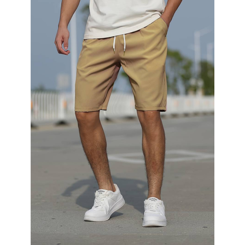 CasualFit | Men's Shorts – Adjustable Cotton Blend for Comfort 4