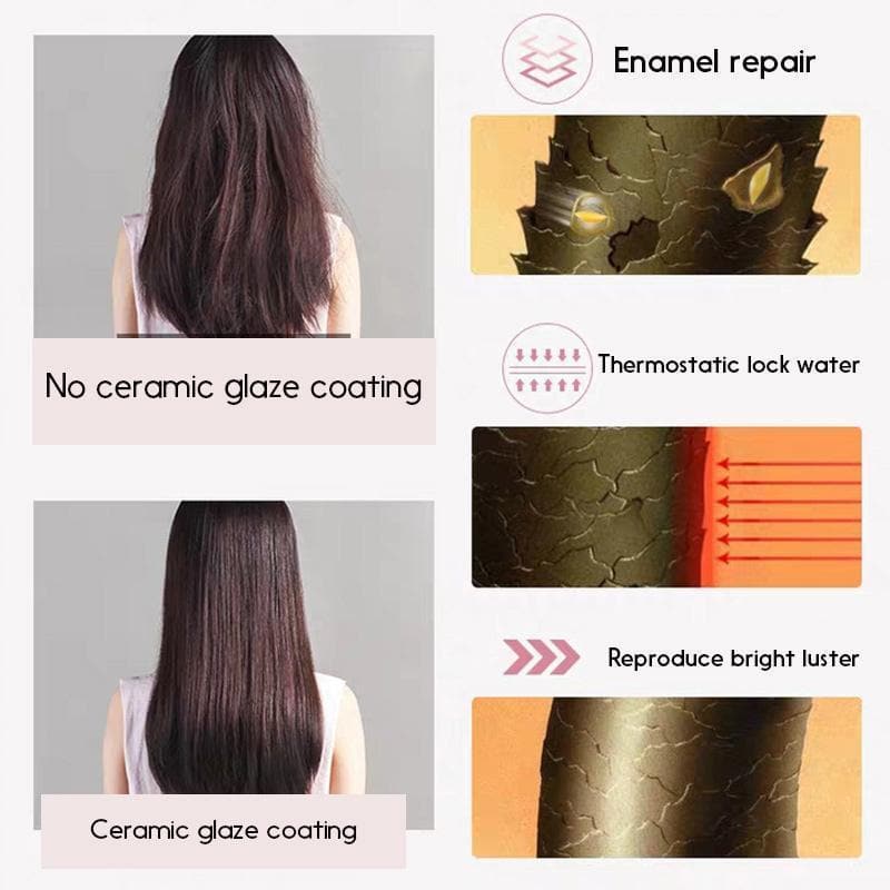Ceramic Mini Hair Curler | Compact Travel Straightener Design