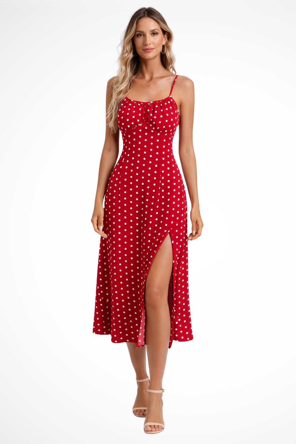 Charlotte | Women's Dress – Black Floral Midi with Side Slit 2