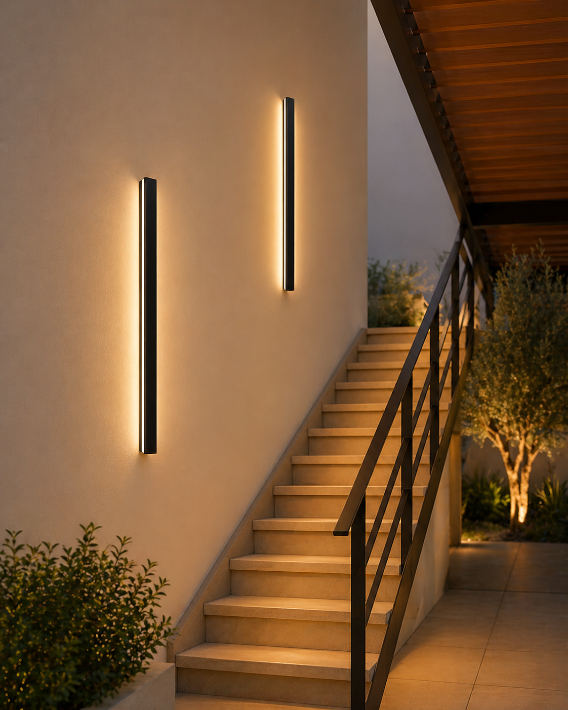 LED Wall Light Aluminium | IP65 Weatherproof for Indoor and Outdoor Use | Modern Design for Entrance, Garden and Living Room 1