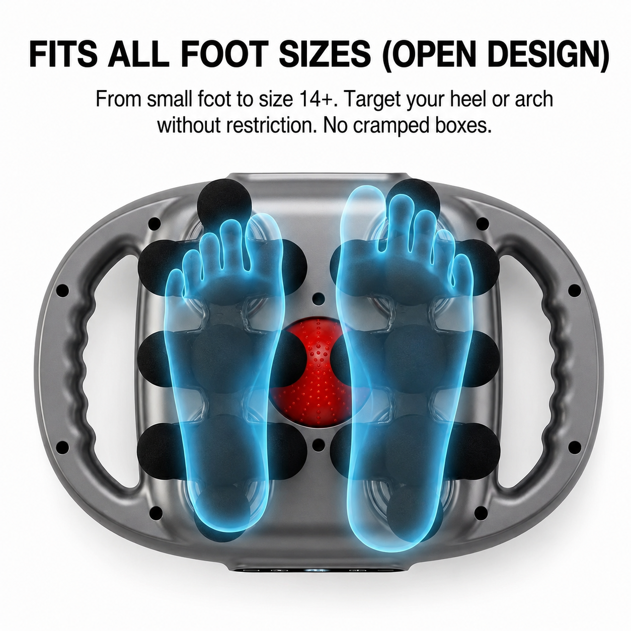 Plantar Fasciitis Massager | Vibration Platform, Multi-Node Surface