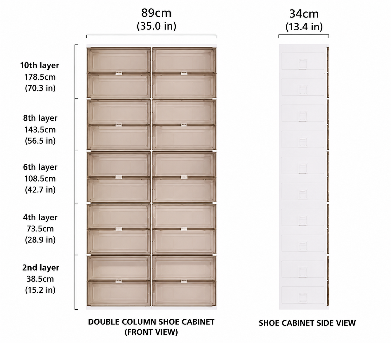 Smart Shoe Stacker | Multi-Tier Foldable Cabinet