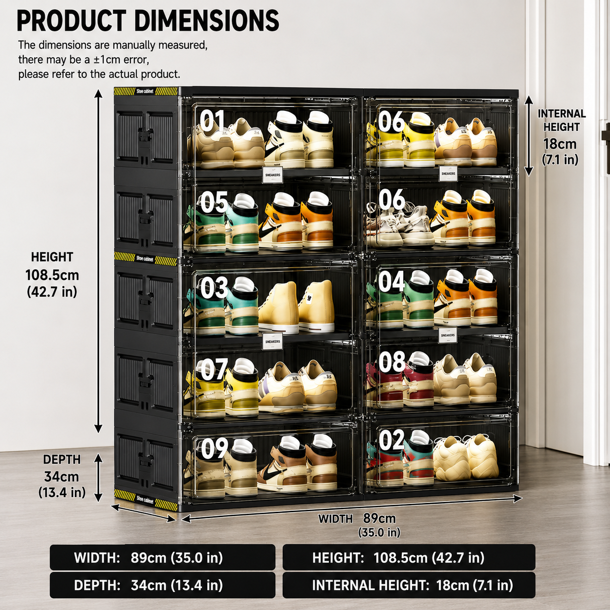 Smart Shoe Stacker | Stackable Storage Cabinet