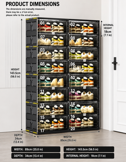 Smart Shoe Stacker | Stackable Storage Cabinet