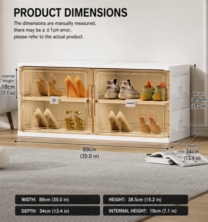 Smart Shoe Stacker | Stackable Storage Cabinet