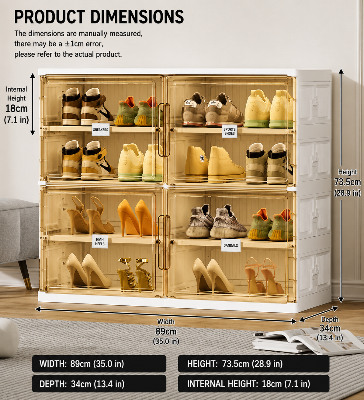 Smart Shoe Stacker | Stackable Storage Cabinet