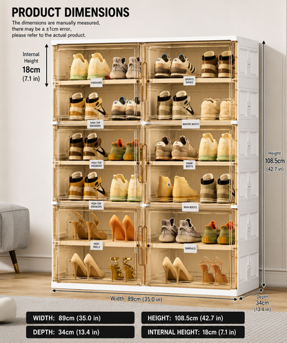 Smart Shoe Stacker | Stackable Storage Cabinet