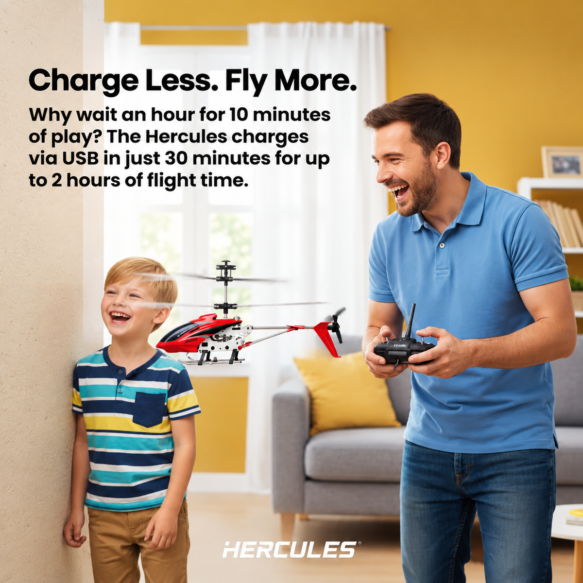 Real Flight Control | RC Helicopter, Coaxial Rotors