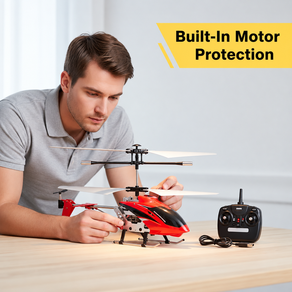 Real Flight Control | RC Helicopter, Coaxial Rotors