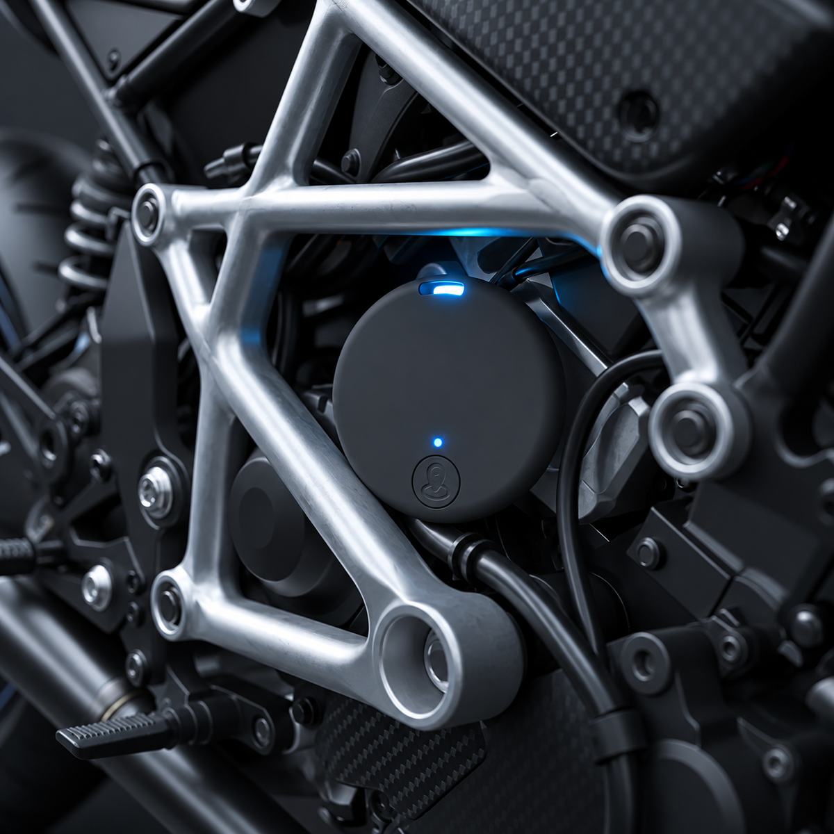 GPS Tracker for Motorcycles | Disc Body, App Location