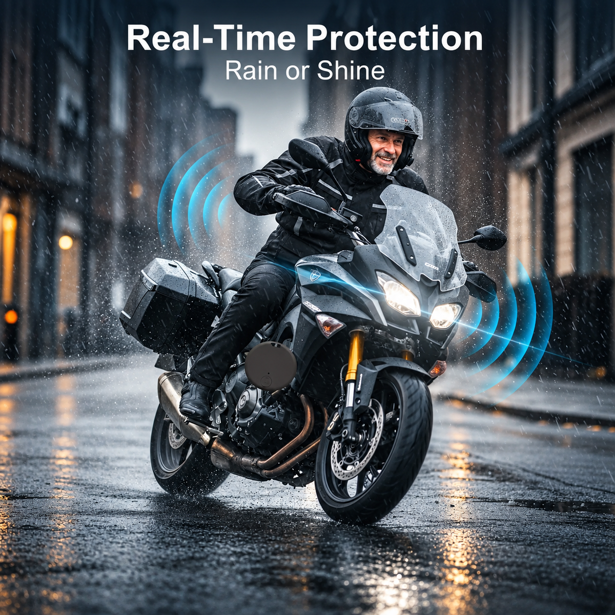 GPS Tracker for Motorcycles | Disc Body, App Location