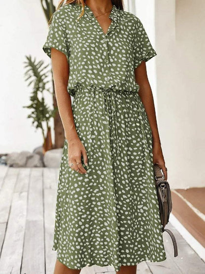 CheerfulPrint | Midi Dress – Lightweight Breathable Fabric 3