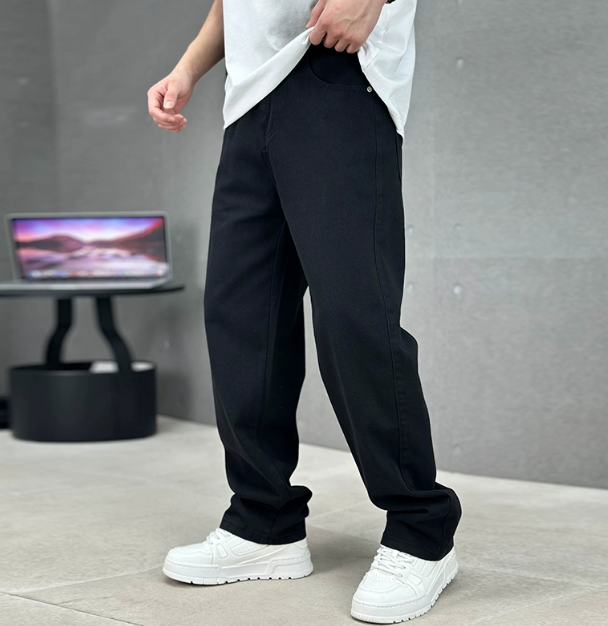 ClassicFit | Men's Jeans - Loose Fit Straight Leg Design for Comfort