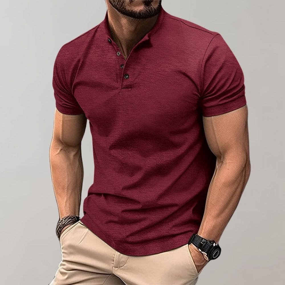 ClassicFit | Men's Polo Shirt – Long Sleeve Casual Style 2