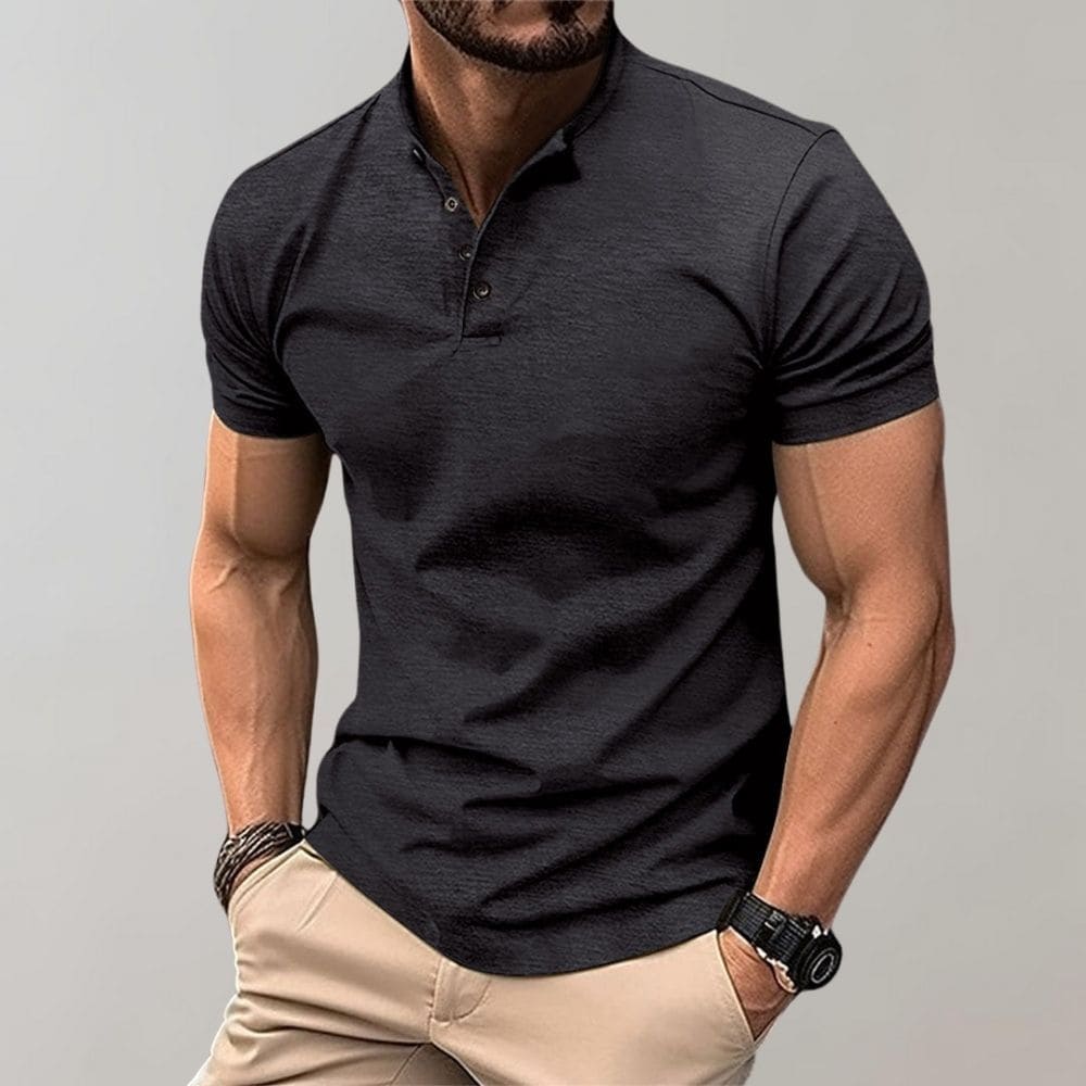 ClassicFit | Men's Polo Shirt – Long Sleeve Casual Style 4