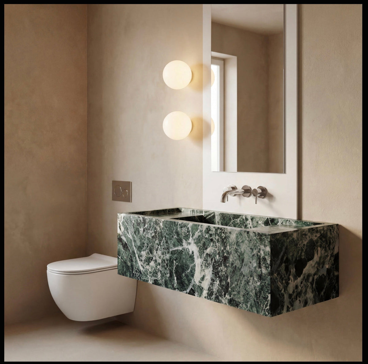 Round Frosted Glass Wall Light 12/15/20 cm | Integrated LED, 3 Colour Temperatures | Even Glow for Hallway, Bedroom & Bathroom 4