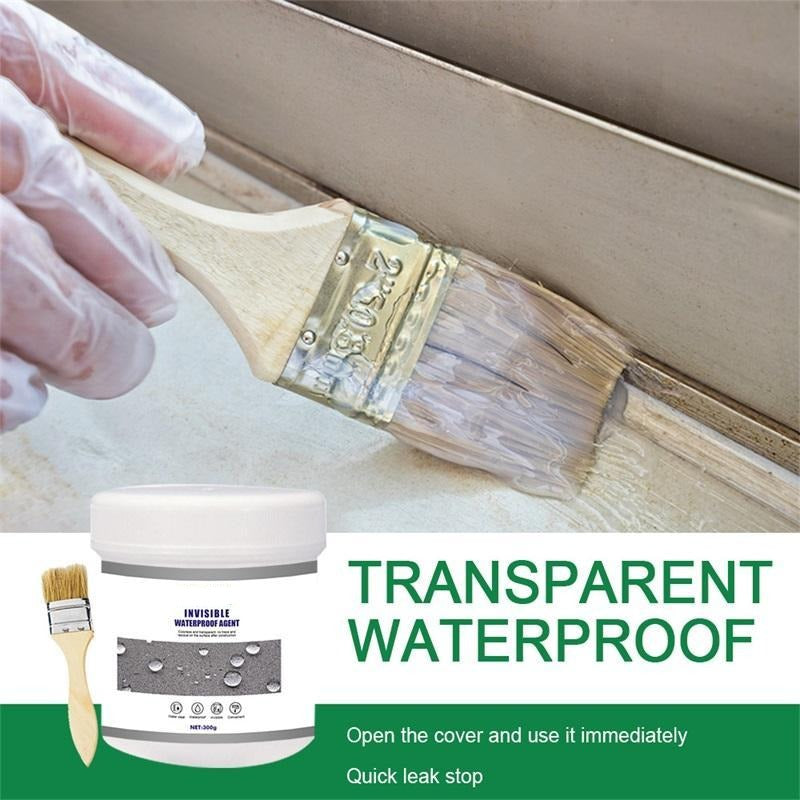 Clear Waterproof Sealant | Deep-Penetrating Crack & Joint Sealer for Tiles, Wood, Metal | Invisible Leak Protection