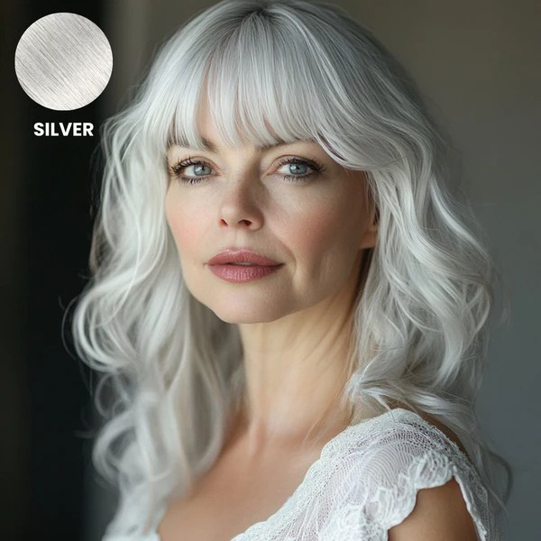 Clip-In Fringe Hairpiece | 100% Remy Human Hair | Heat-Resistant Styling, Colour-Match Blend & Secure All-Day Clip Grip
