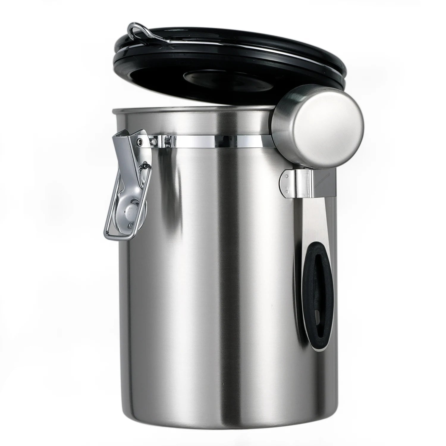 Coffee Container | Lever Clamp Lid, Dial And Front Scoop