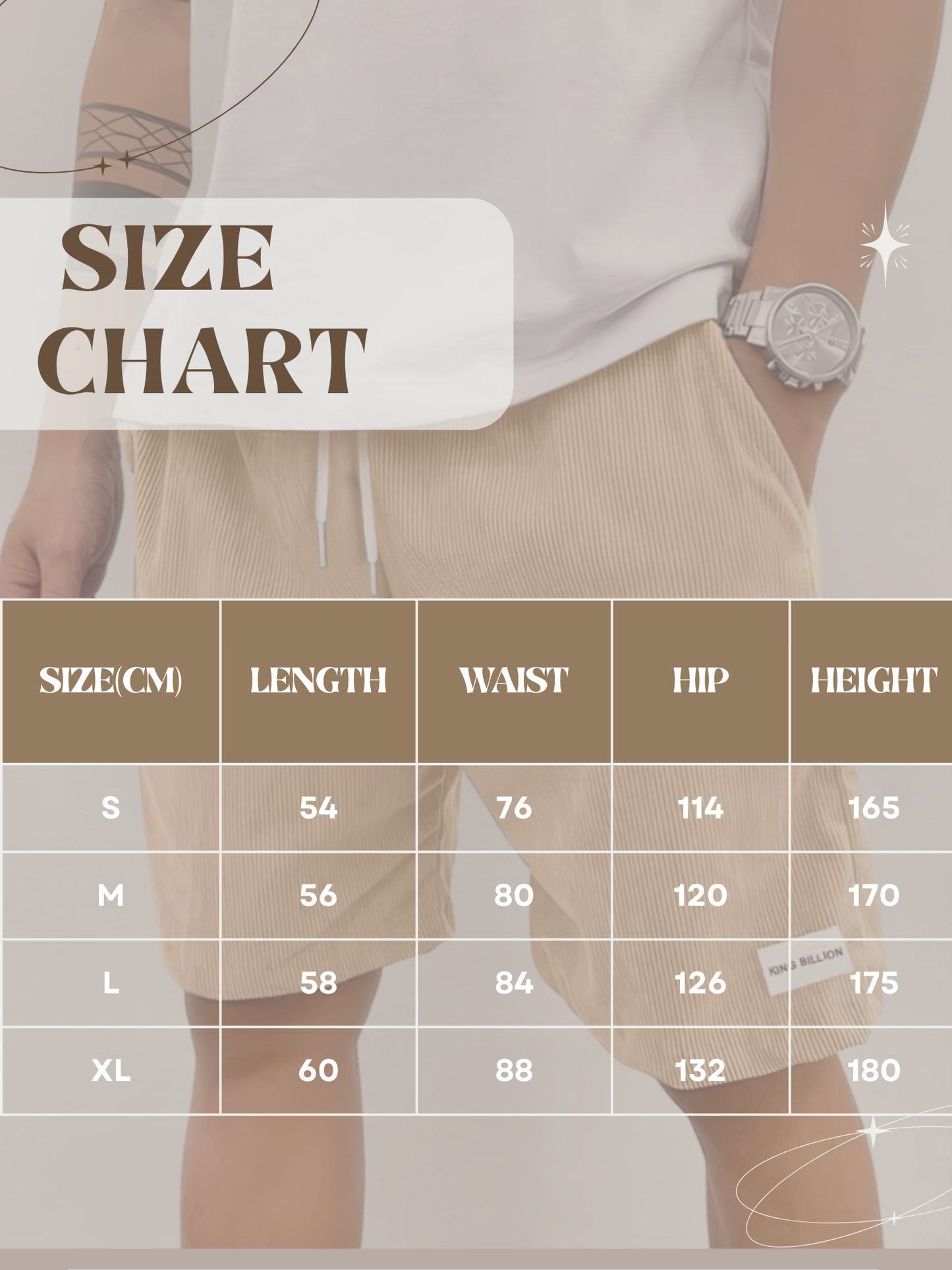 ComfortWear | Men's Shorts – Knee-Length Relaxed Fit with Adjustable Waist 5