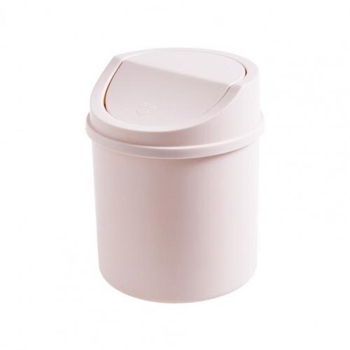 Compact Trash Can | Swing Lid That Closes On Its Own