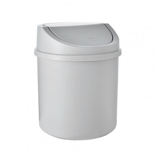 Compact Trash Can | Swing Lid That Closes On Its Own