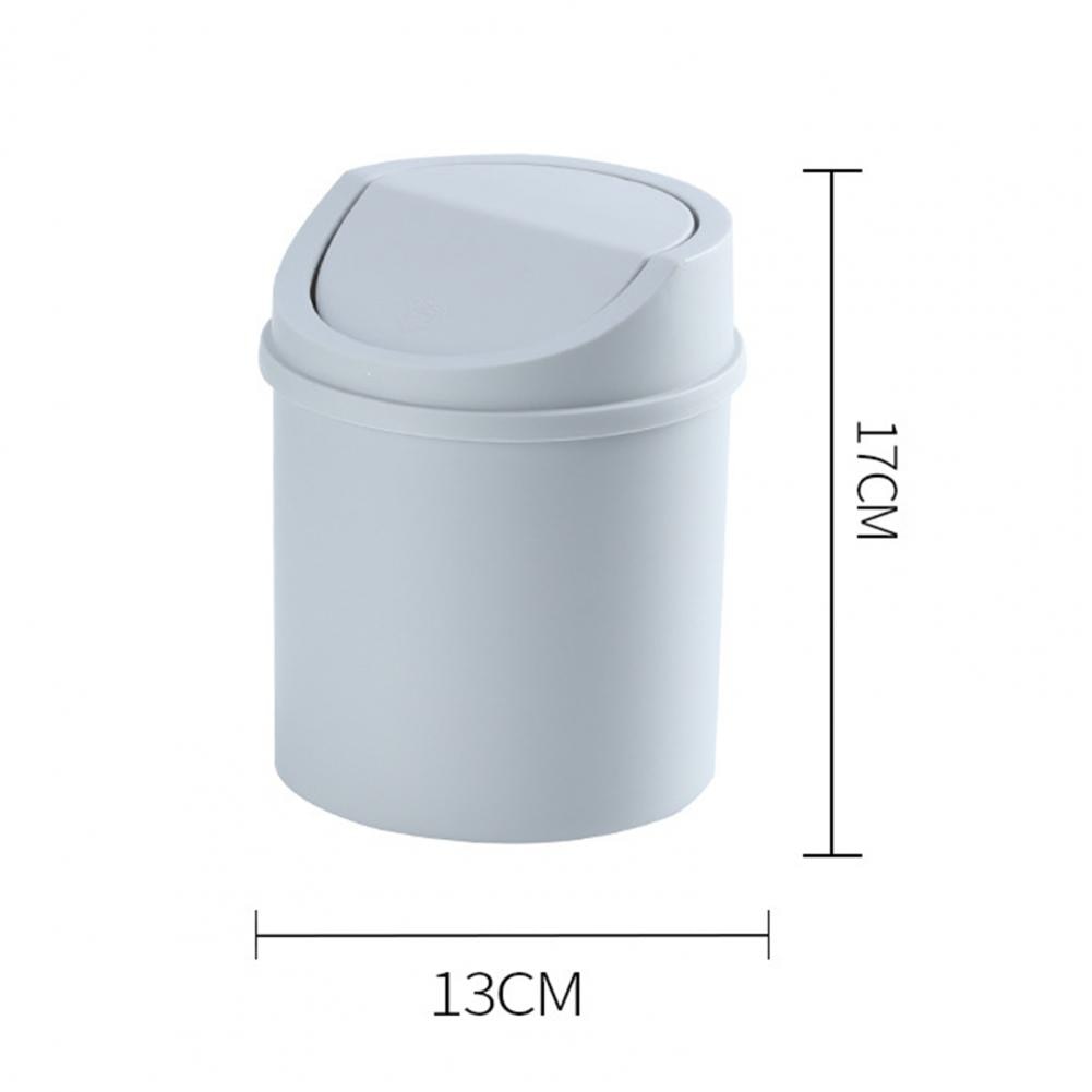 Compact Trash Can | Swing Lid That Closes On Its Own