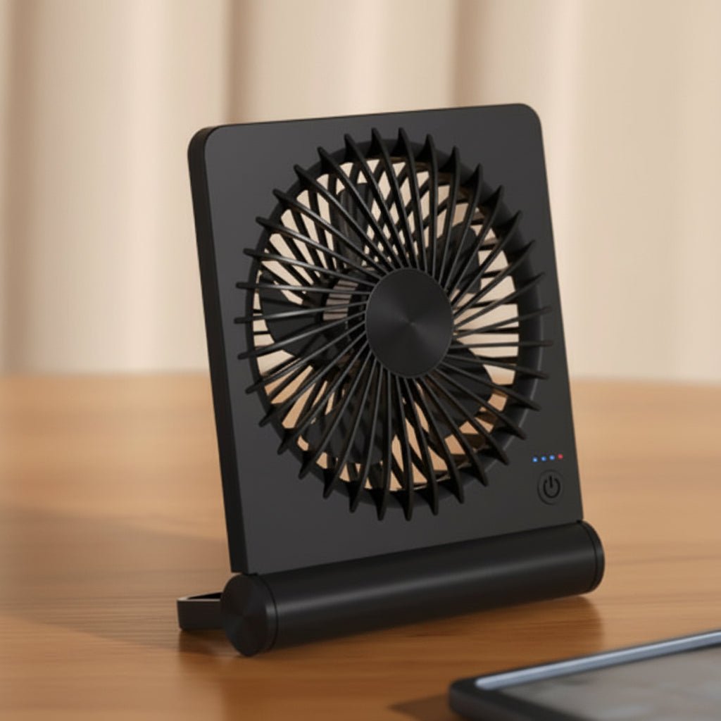 Compact USB Desk Fan with Adjustable Airflow – Portable Desktop Cooling 0