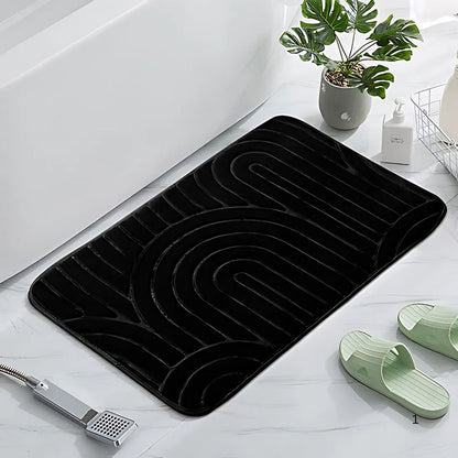 Concentric Arches | Non-Slip Bath Mat – Ultra-Soft Microfiber Design 3