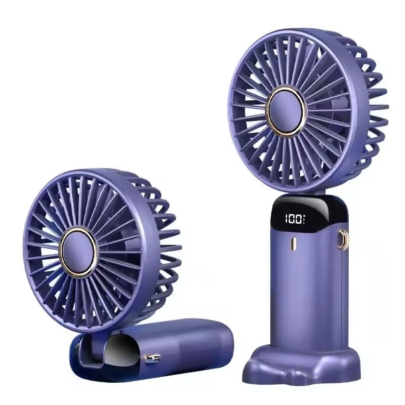 CoolBreeze | Hand Held Personal Fan With Built-In Phone Stand