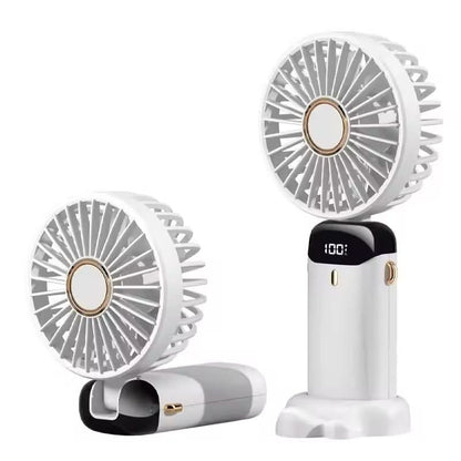 CoolBreeze | Hand Held Personal Fan With Built-In Phone Stand 2