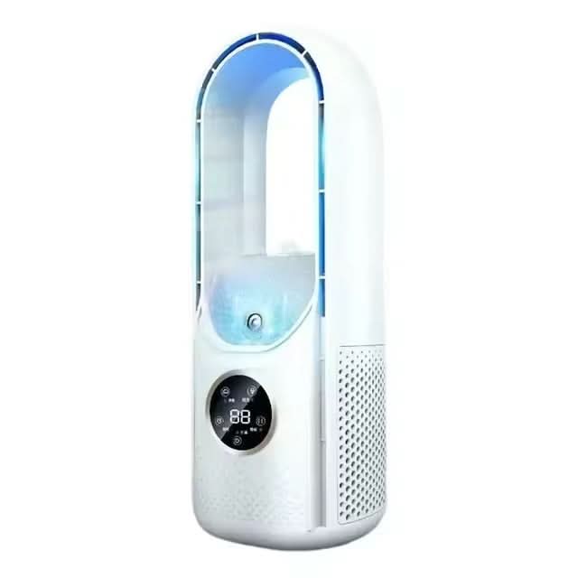 CoolMist | Blade-Free Fan With UV Air Purifier – Compact Design