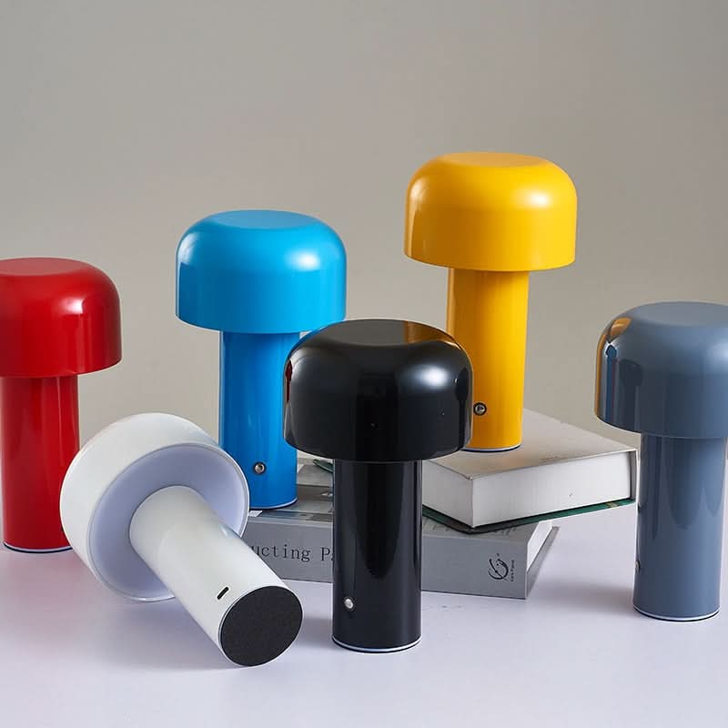 Cordless LED Table Lamp – Dimmable Mushroom Design