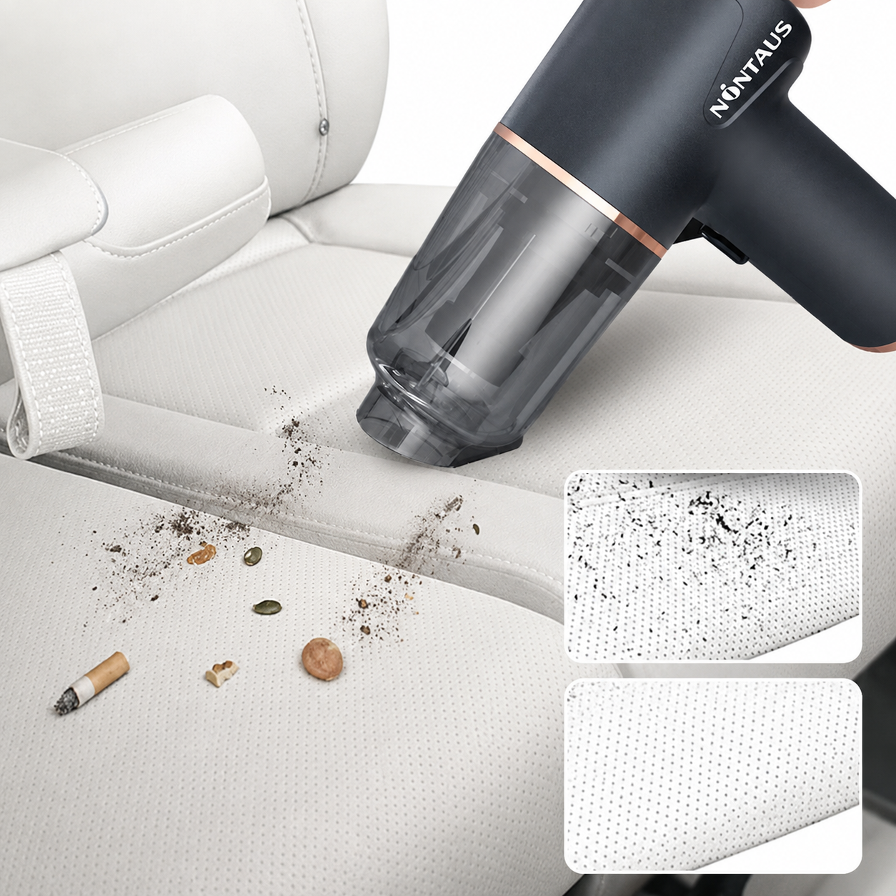 Cordless Vacuum | 3-in-1 Handheld Car Vacuum and Air Blower with Attachments