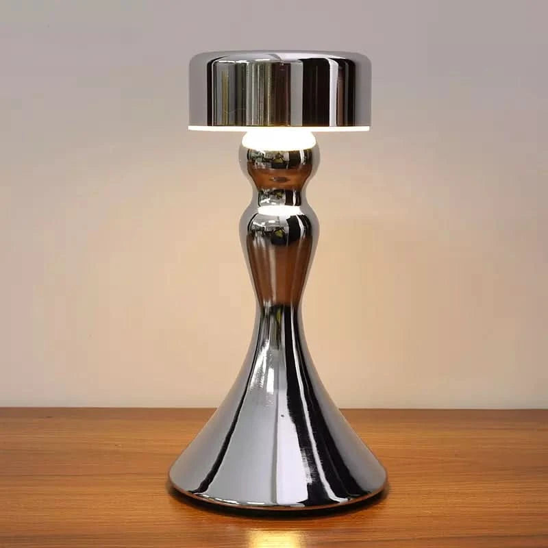 Cordless Table Lamp LED Rechargeable Touch Dimmer Wireless Charging 2