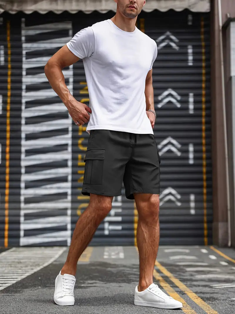 CottonBlend | Men's Cargo Shorts – Relaxed Fit with Multi-Pockets 3