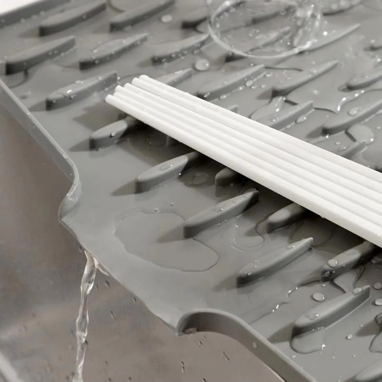 Countertop Drying Mat, Absorbent Quick-Dry Fabric, Non-Slip Base