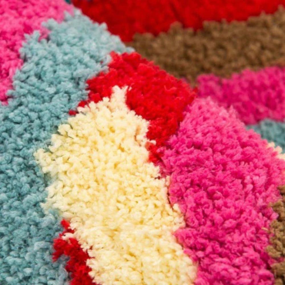 CozyHome | Non-Slip Bath Mat – Ultra-Soft Microfiber Rainbow Design 4