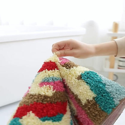 CozyHome | Non-Slip Bath Mat – Ultra-Soft Microfiber Rainbow Design 7