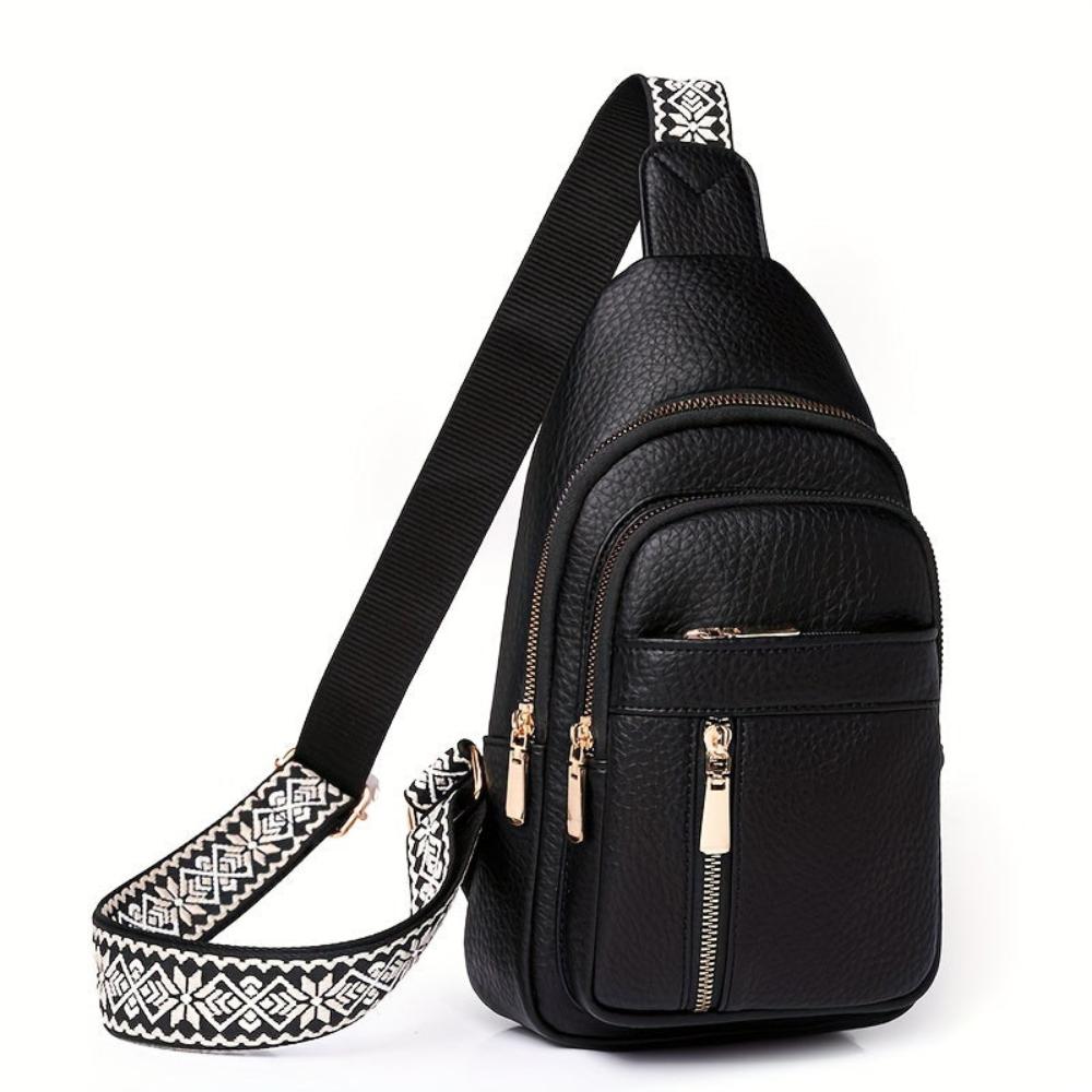 Crossbody Bag for Women - Vegan Leather with Adjustable Strap