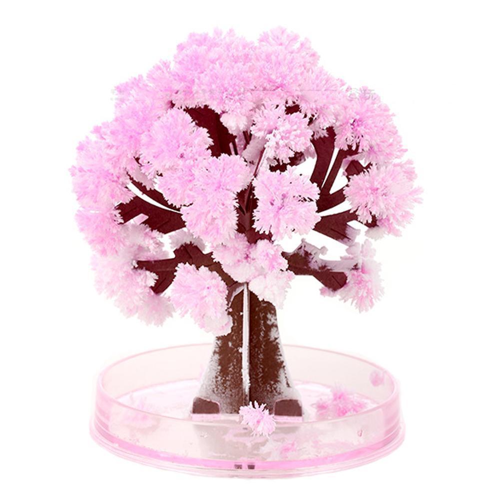 Crystal Growing Paper Tree Decoration | Blooms in Minutes, Grows for Hours | Tree, Growing Solution and Base Included
