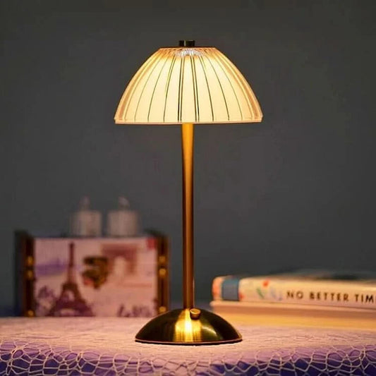 CrystalGlow | Cordless LED Table Lamp – Elegant Crystal Design 0