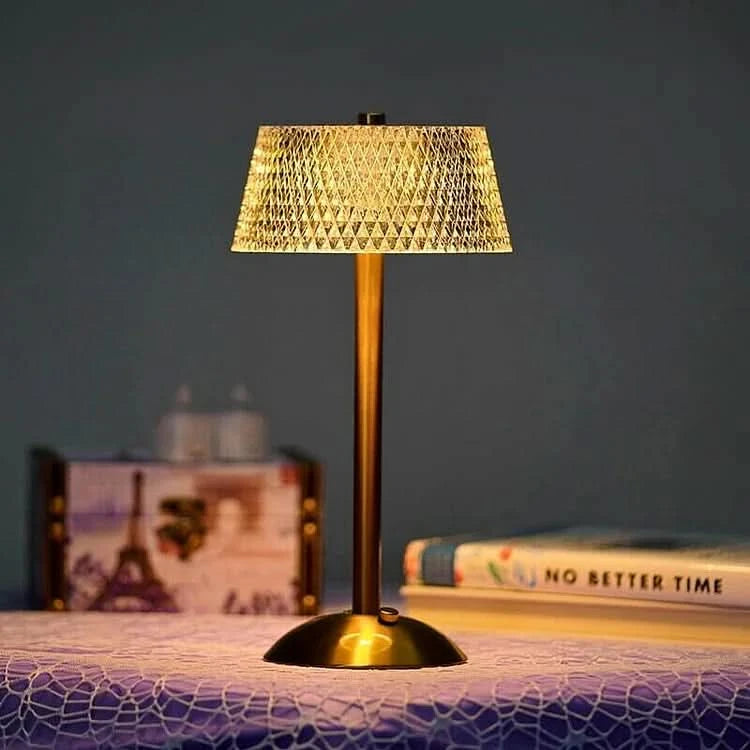 CrystalGlow | Cordless LED Table Lamp – Elegant Crystal Design 11