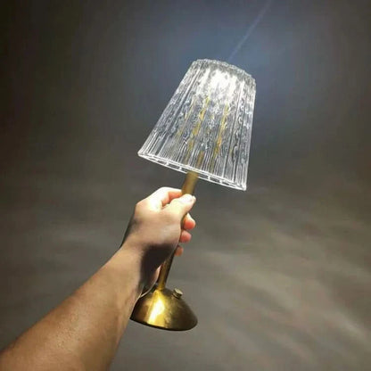 CrystalGlow | Cordless LED Table Lamp – Elegant Crystal Design 3