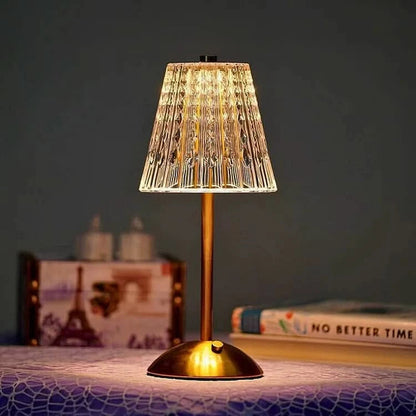 CrystalGlow | Cordless LED Table Lamp – Elegant Crystal Design 9