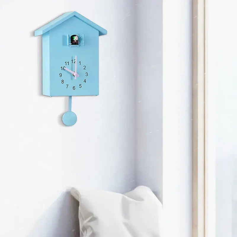 Cuckoo Wall Clock | House Shape, Swinging Pendulum
