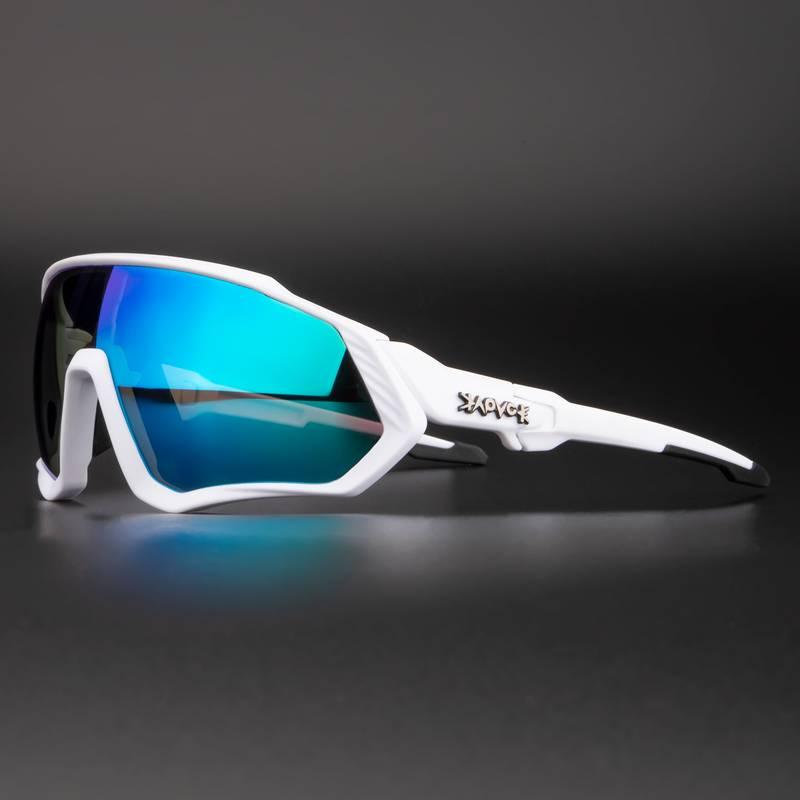 Cycling Glasses – Unisex White Frame With UV Protection